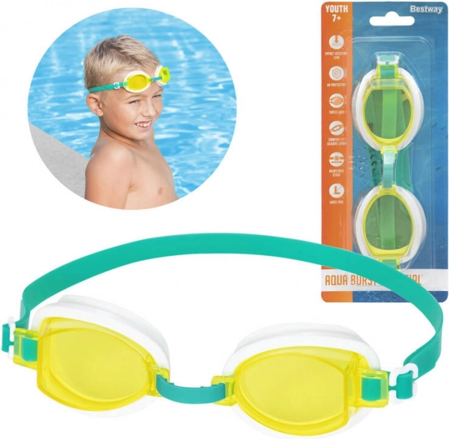 Bestway plavalna očala za otroke 7+ Aqua Burst Essential – Zelena