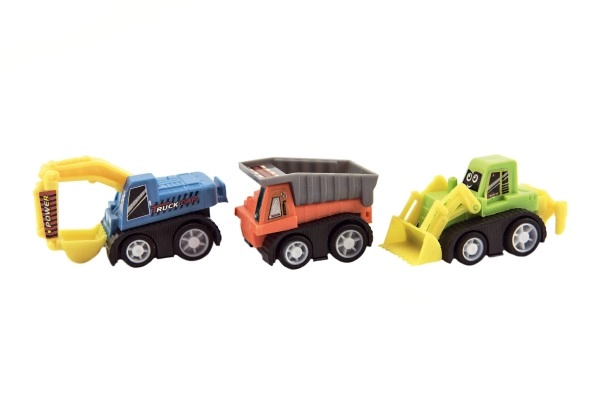 Set 6 različnih gradbenih vozil