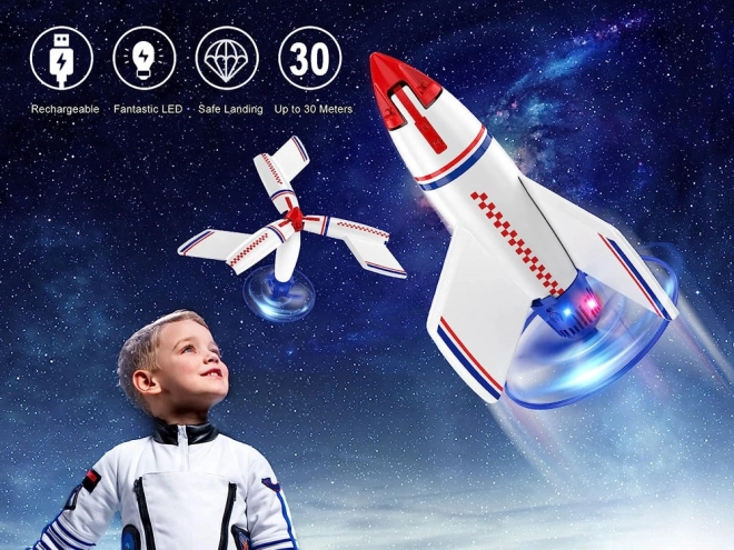 Letalska vesoljska raketa za otroke