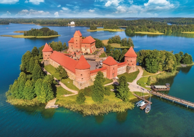 Sestavljanka TREFL Grad Trakai 1000 kosov