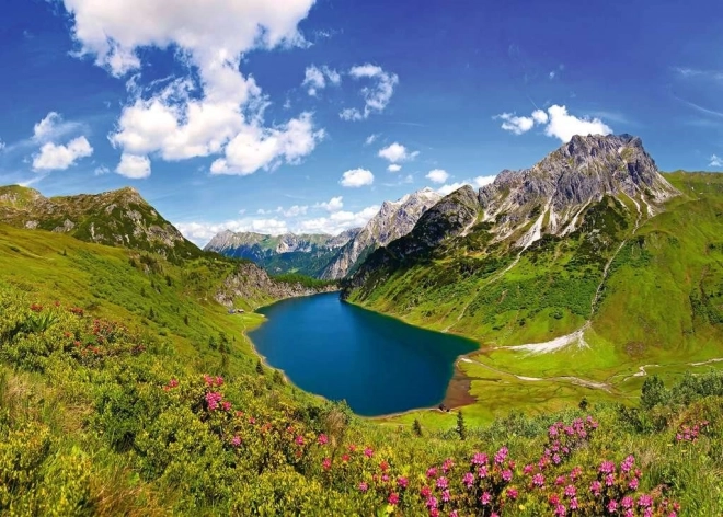 Sestavljanka Jezero Tappenkarsee, Avstrija 1000 koščkov
