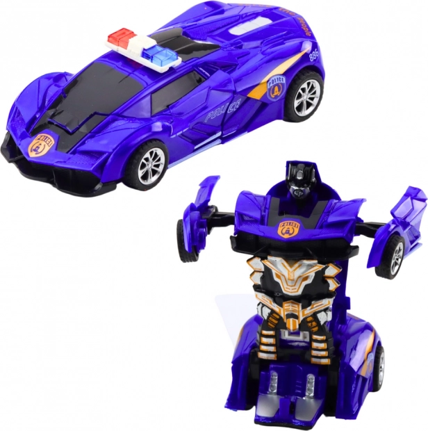 Avtomatski robot 2v1 športno policijsko vozilo