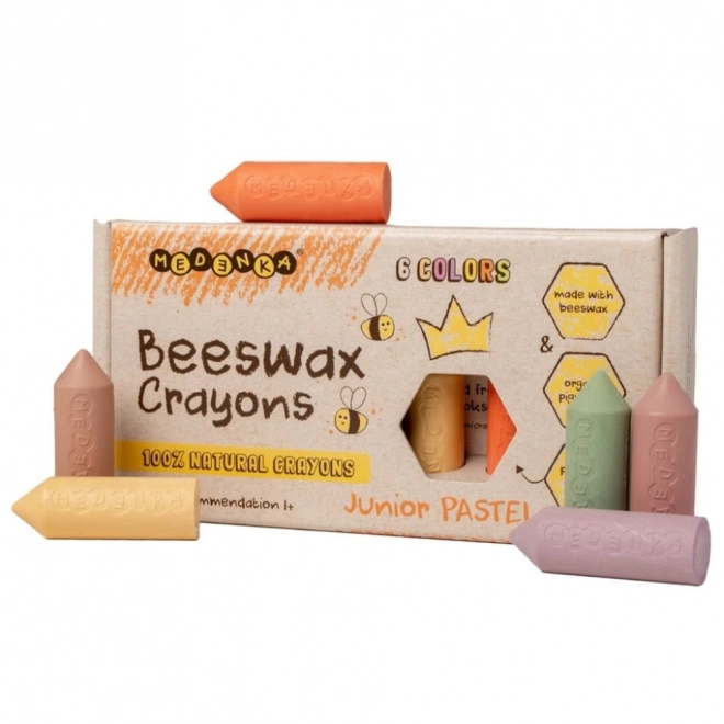 Naravne voščene barvice Junior Pastelka 6 kosov