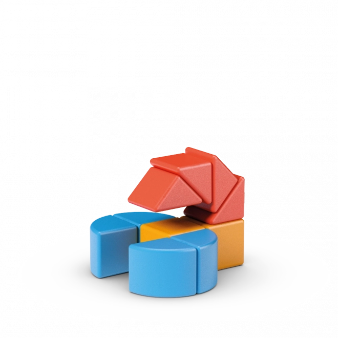 Geomag Magicube Kocke&Kartice 16 kosov
