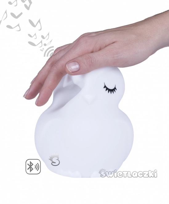 Silikonska nočna luč, ki spreminja barvo z Bluetooth zvočnikom Luč sova HU HU HU HU HU