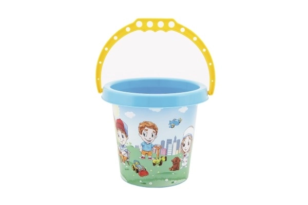 Plastična vedra za pesek 15x13cm 4 barve 12m+