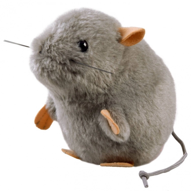 Siva plišasta miš 13 cm