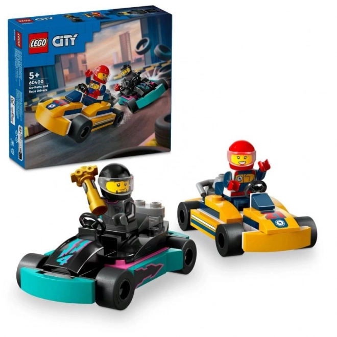 LEGO® Mesto 60400 Karting z Vojači