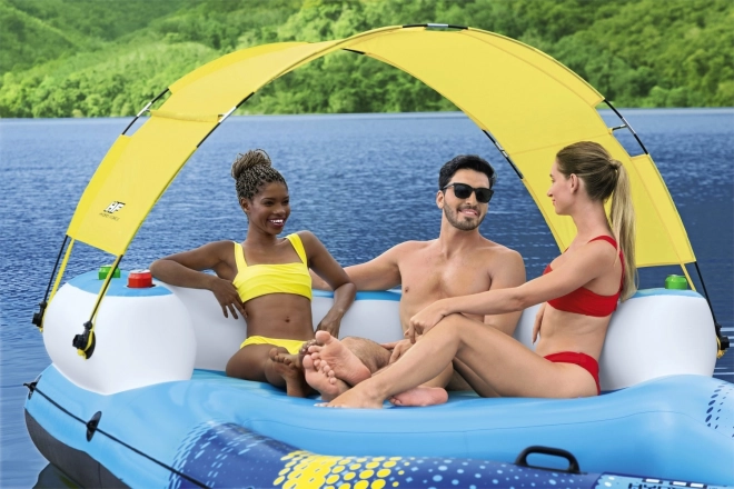 Otok za plavanje z vzmetnico 320/198 cm BESTWAY