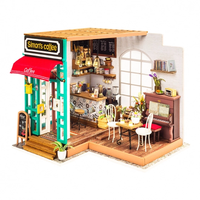 Šimonova kavarna - DIY miniaturna kavarna v hišici za punčke