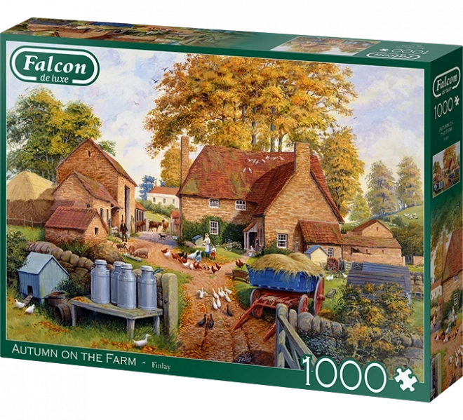 Jesen na kmetiji puzzle 1000 delov
