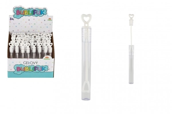 Mini mehurček 5 ml gel bela poročna 10,5 cm