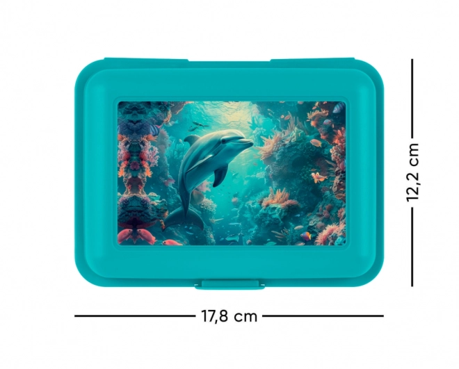 Škatla za malico z delfinom