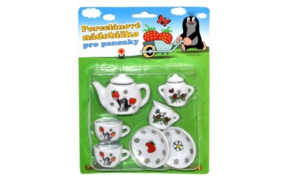 Čajna porcelanasta garnitura - Krtek
