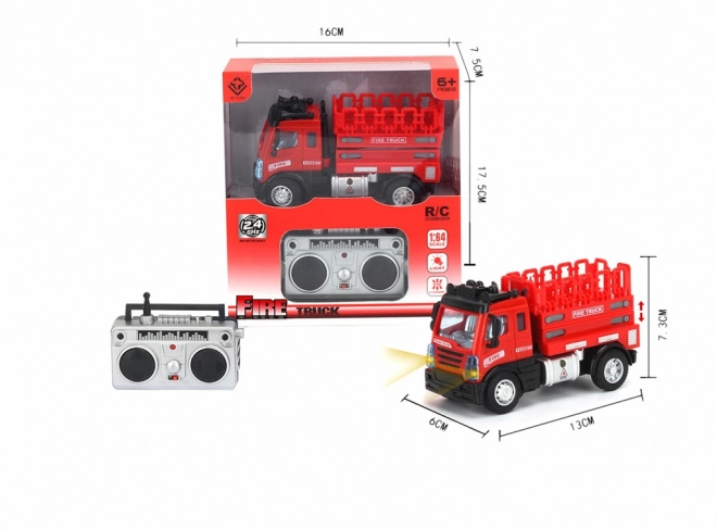 Mini gasilski tovornjak - tehnično vozilo 1:64