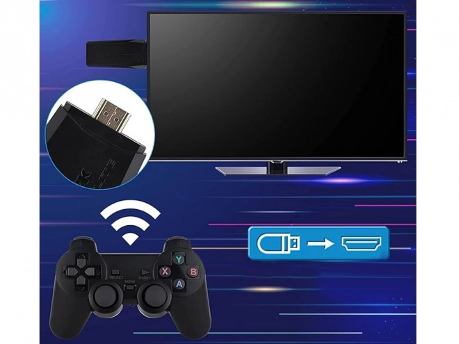 Retro igralna konzola s HDMI in 2 kontrolerjema