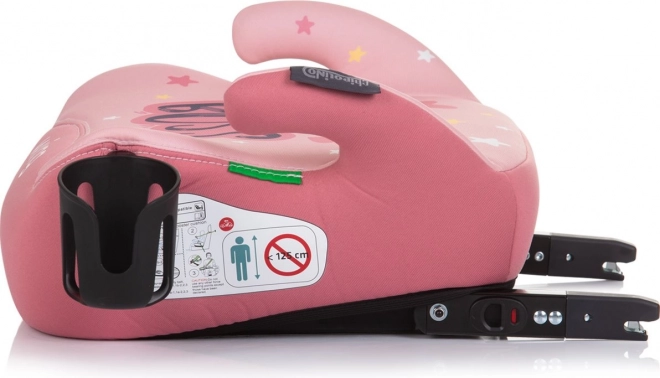 CHIPOLINO Dvigalni sedež Wing i-Size 125-150cm Isofix, Pink Mini BOSS