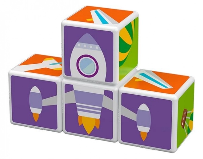 GEOMAG Magnetne kocke Magicube Prevozna sredstva