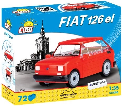 Ikonični FIAT 126p v merilu 1:35