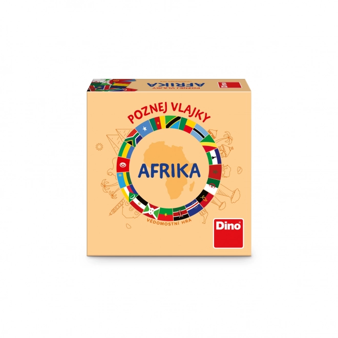 Dino potovalna igra Spoznaj zastave Afrike