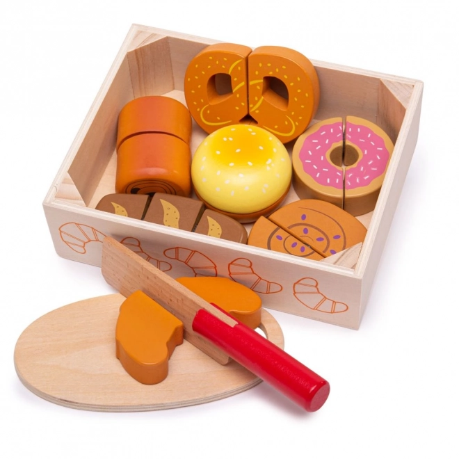 Bigjigs Toys Kruhci pecivo v škatli