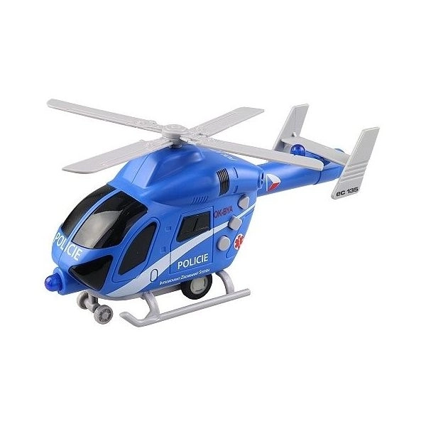 Policijski helikopter s češkim glasom in svetlobnimi efekti