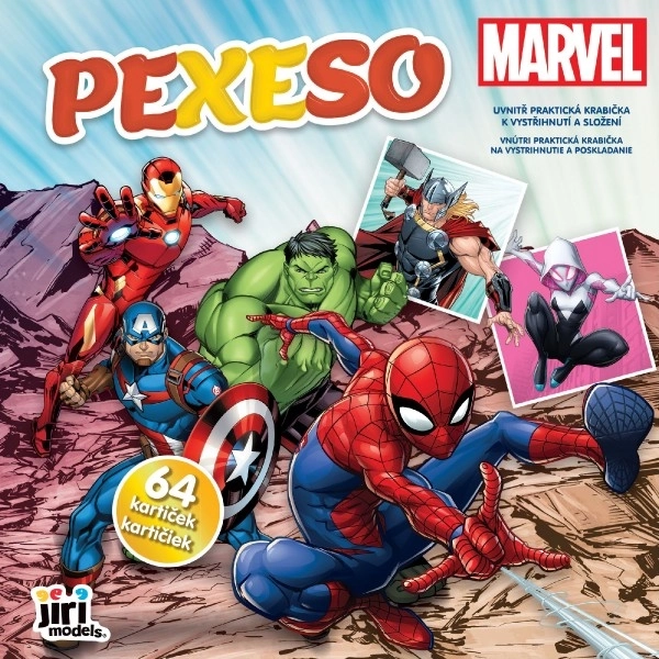 Pexeso s Marvel junaki v zvezku