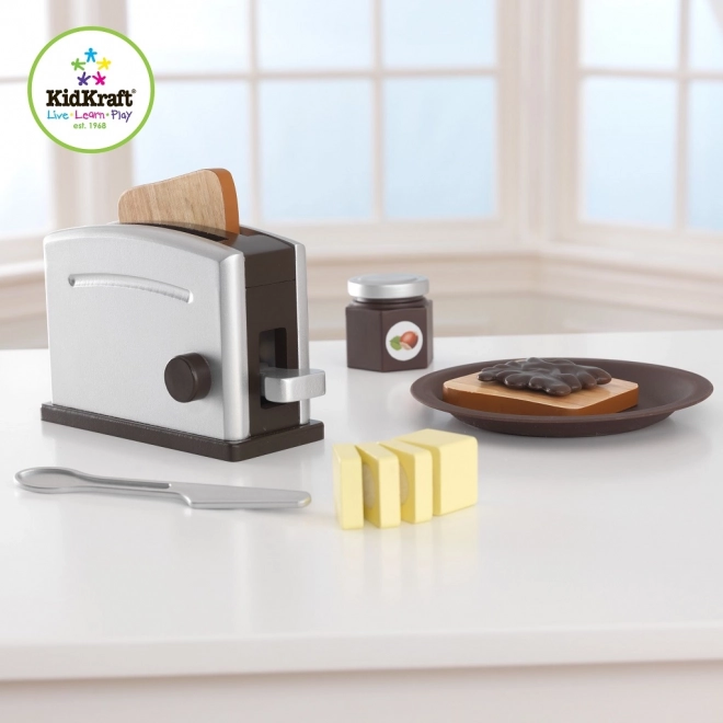 KidKraft Lesena Set Za Toster Espresso