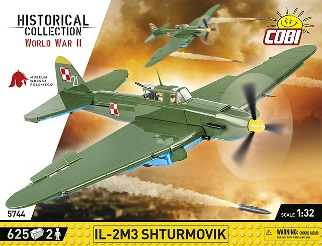 Zgodovinska zbirka WWI IL-2M3 Shturmovik 625 kock