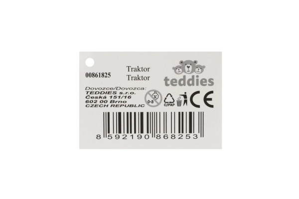 Plastičen traktor s prikolico 31 cm