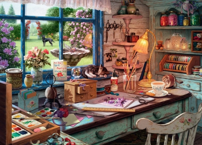 RAVENSBURGER Sestavljanka Obrtna delavnica 1000 kosov