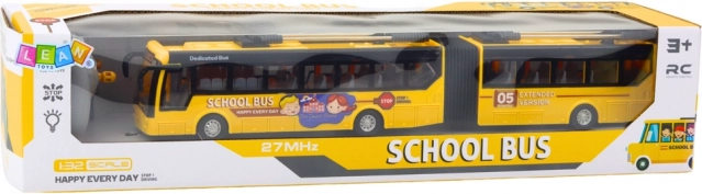 Zdaljinsko vodeni šolski trolejbus Przegubowy 1:32 rumen