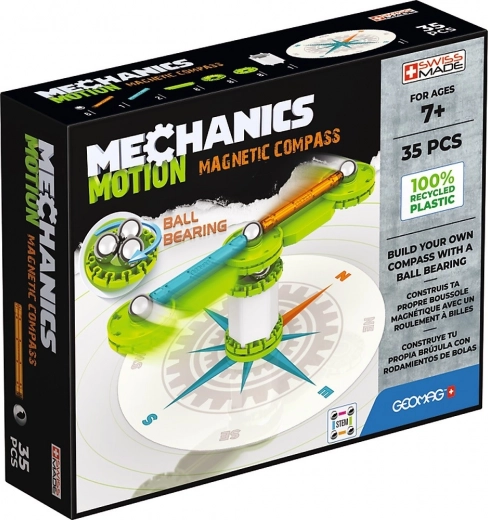 Magnetna konstrukcijska igrača kompas GEOMAG Mechanics Motion