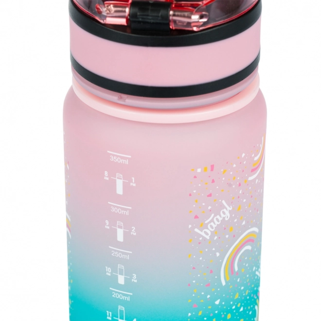BAAGL Tritan plastenka za pitje Gradient Mavrica 350 ml