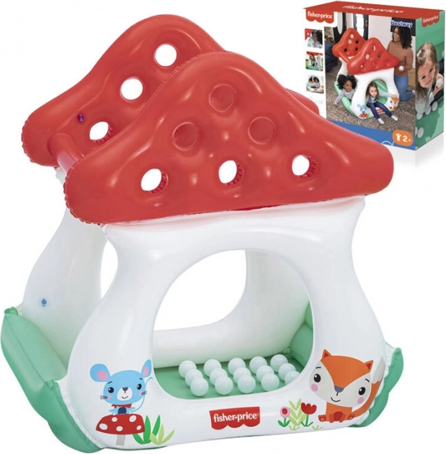 Napenljiv hišica s kroglicami Mušnica Fisher Price
