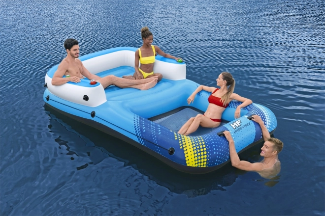 Otok za plavanje z vzmetnico 320/198 cm BESTWAY