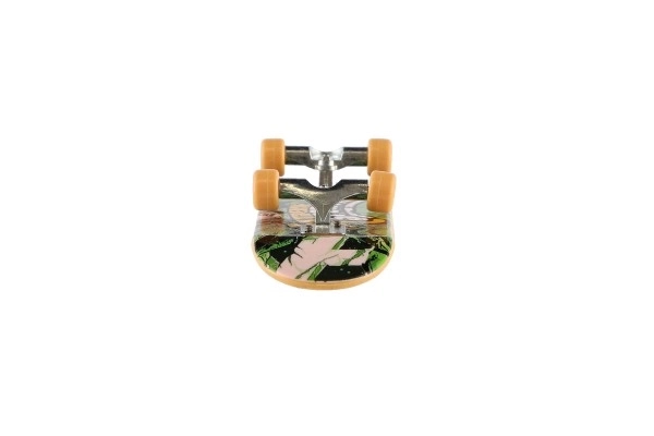 Sestavljiv prstni rolkar 2 kosa plastika 10cm z rampo in dodatki 2 barvi v škatlici 35x9x18cm