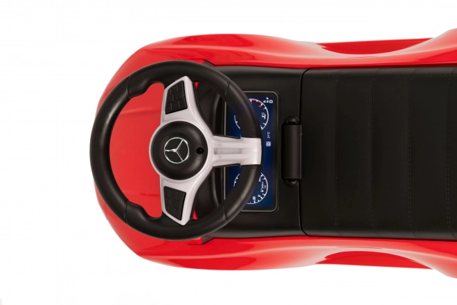 Igrača avto Mercedes C CLASS interaktivni volan v rdeči barvi