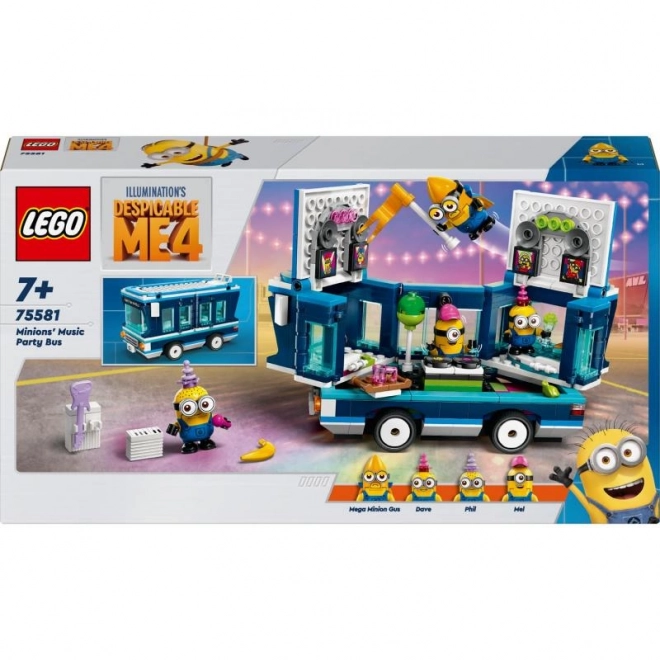 Komplet Minions - Minionski zabavni avtobus