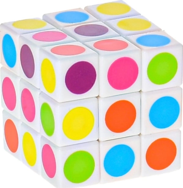 Mini miselna kocka 3x3 s pikami
