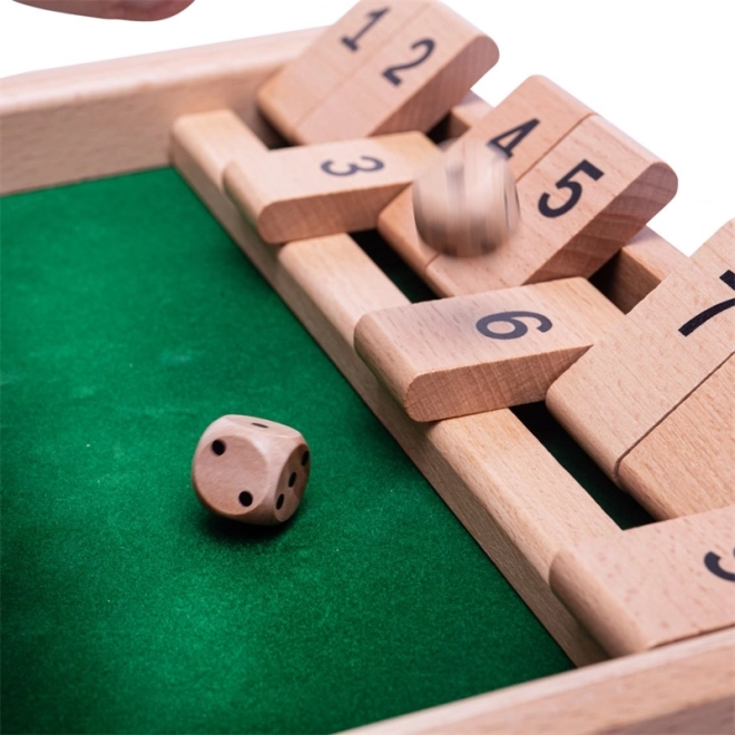 lesena igra Shut the Box BIGJIGS TOYS