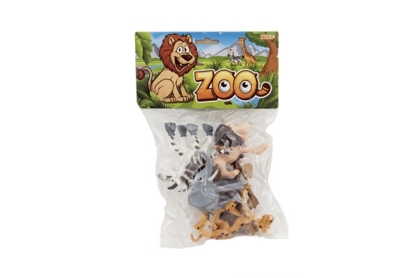 Igrače safari ZOO plast 9-10cm 6 kosov v vrečki
