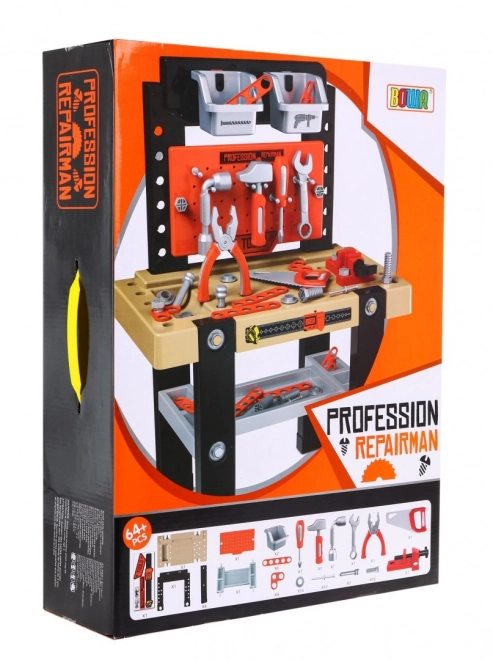 Otroška delovna miza Little DIY - 64 delov