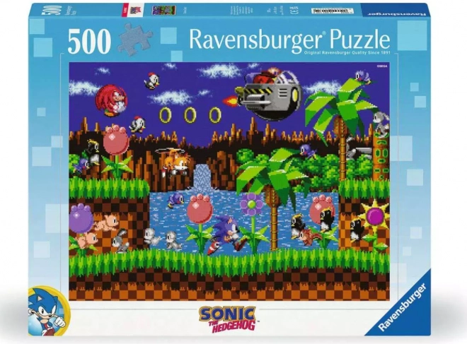 Uganka Ježek Sonic 500 delov