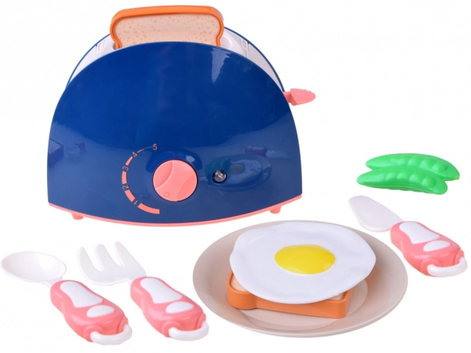 Otroški kuhinjski set z mešalnikom in toasterjem