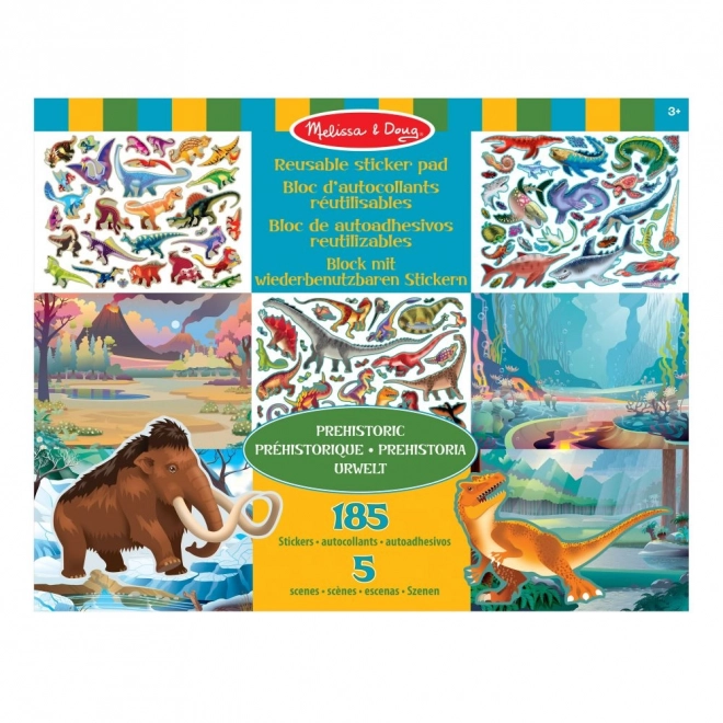 Melissa & Doug prazgodovinski svet večkrat uporabne nalepke