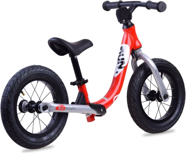 Poganjalec RoyalBaby Run Little Knight 12" z napihljivimi kolesi – Rdeča