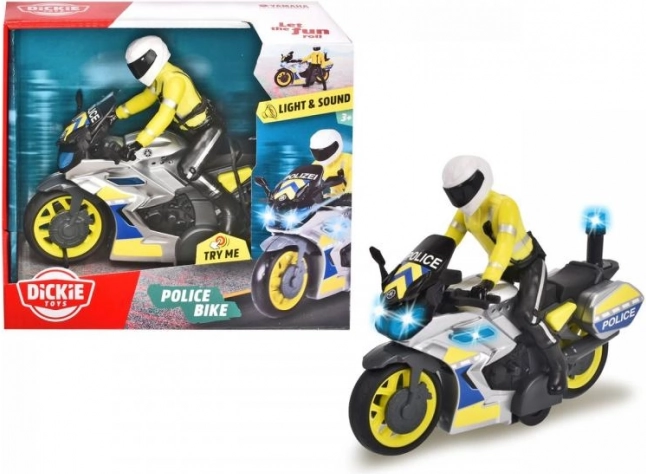 Policijski motor z voznikom 17 cm