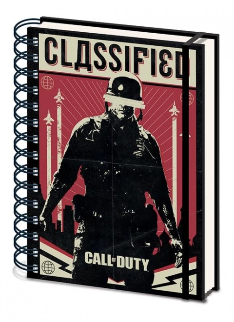 Zvezek s spiralno vezavo Call of Duty