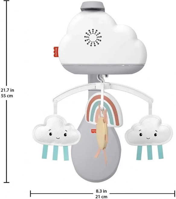 Fisher-Price Mobil nad posteljico - dež z mavrico